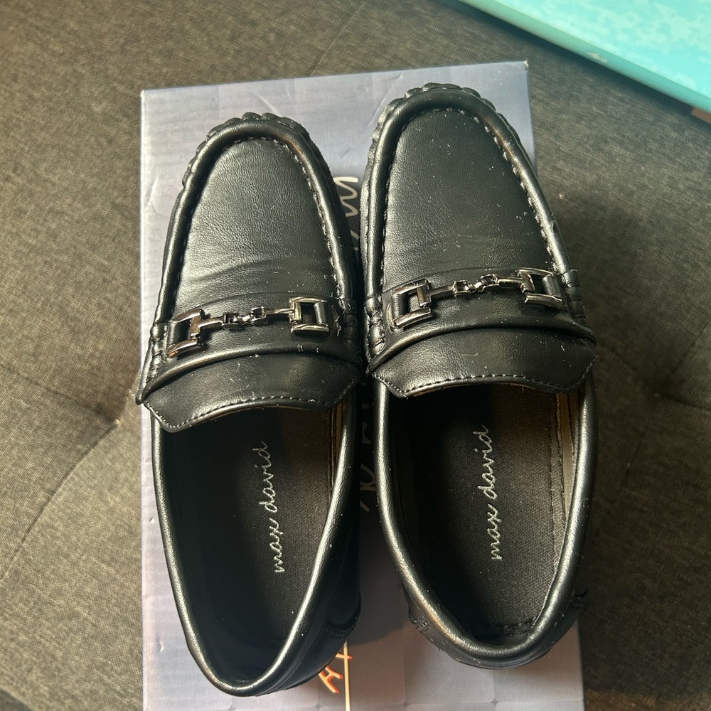Black Leather Loafers